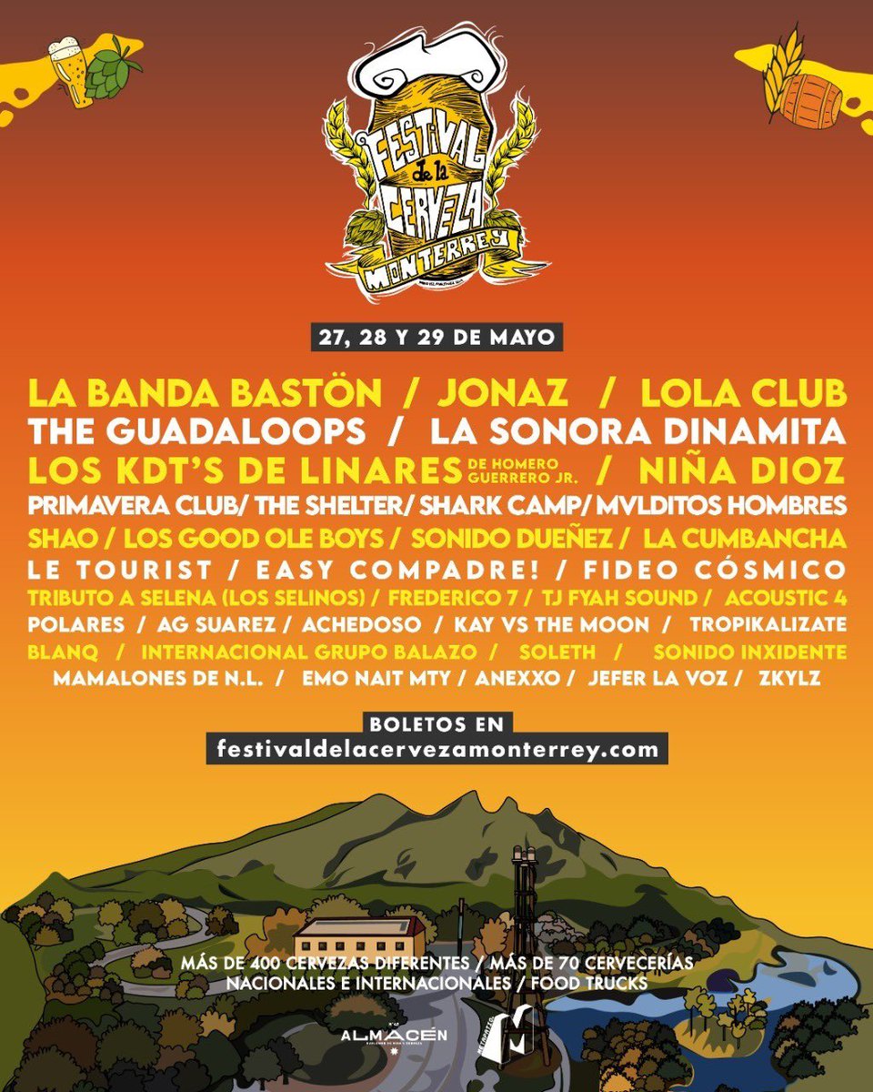 #Monterrey 
festivaldelacervezamonterrey.com
