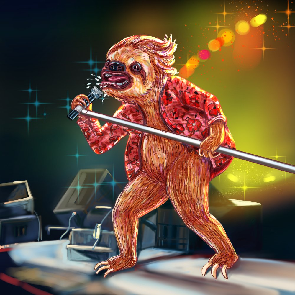 Collection: I Have Fun A Lot
#005  Sloth The Rock Star
Let animals have fun
0.05 ETH

opensea.io/assets/0x495f9… 

#NFT #nftcollector #NFTCommunity #NFTs  #nftart #digitalart #sloth 

x.com/hadkhanong/sta…