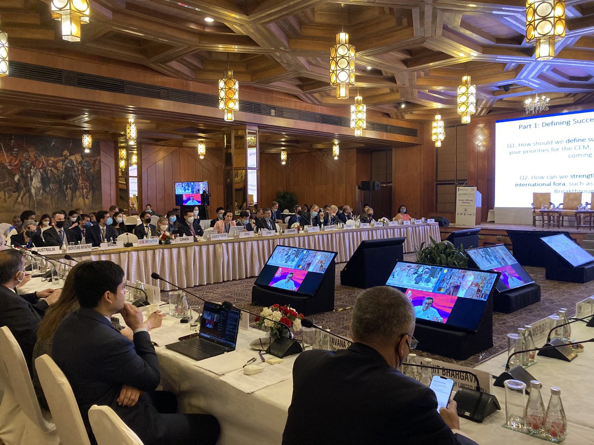 CEMSecretariat's tweet photo. How is #CEM Shaping the Decisive Decade of Clean Energy? #CEM11 #CEM12 #CEM13 AND #CEM14 hosts along with #G20 and #G7 presidencies in one room! https://t.co/xyVkyf6c4l
