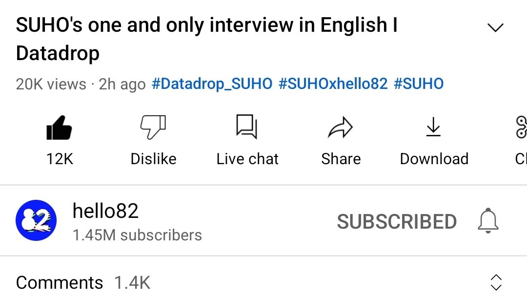 sebaekyeoll's tweet photo. @hello82official I loved this English interview @hello82official! Thanks so much for this.
#Datadrop_SUHO #SUHOxhello82 #SUHO #hello82
https://t.co/qE78b9XR75 https://t.co/wo3lBDa5Lo
