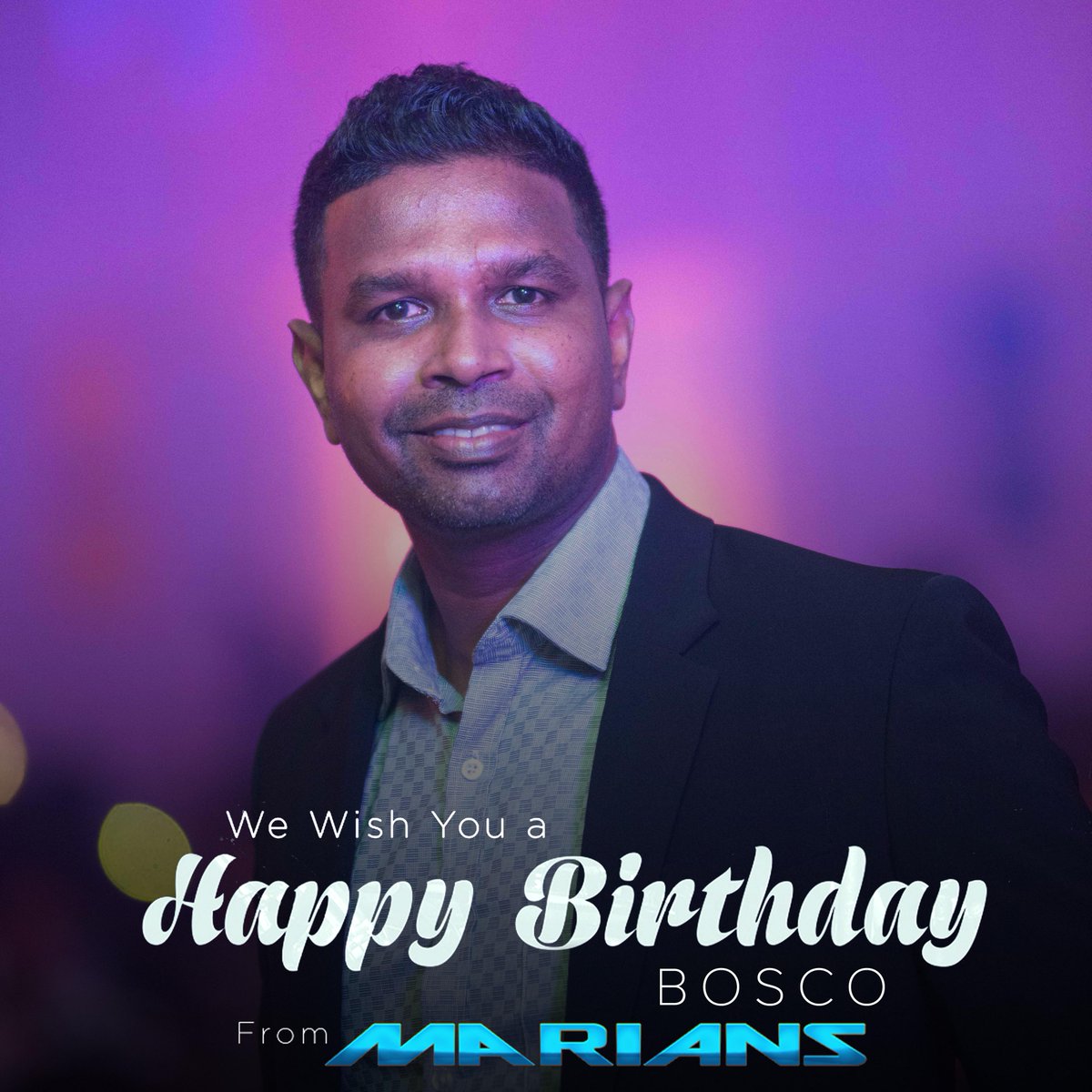 MariansSL's tweet photo. Many Happy Returns of the Day to Our Talented Monitor Sound Engineer, Jonson Bosco Michael l! Here's wishing you a wonderful year ahead! God Bless ❤
- Marians - https://t.co/J9o92kXfRy