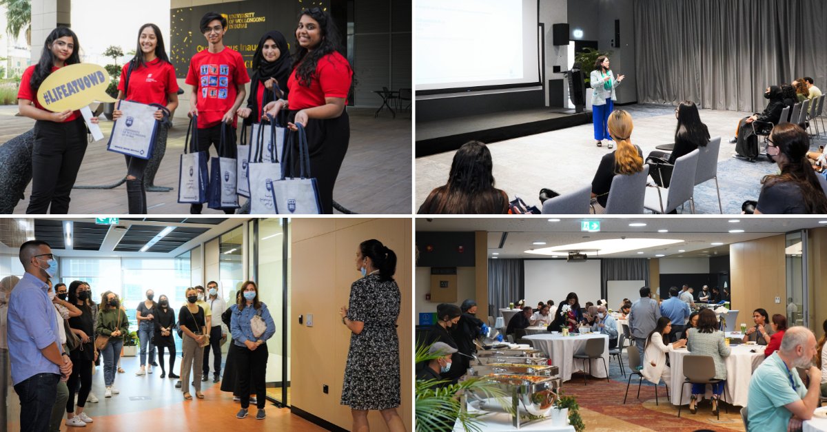 UOWD's tweet photo. Yesterday, our Masterโs students were welcomed by the Director of Student Services and Academic Registrar, Head of School, other faculty members and Academic Success Advisor, followed by an Iftar as part of the Spring Intake induction sessions.
#ChangeyourFuture #SpringIntake https://t.co/I3TuOdais0