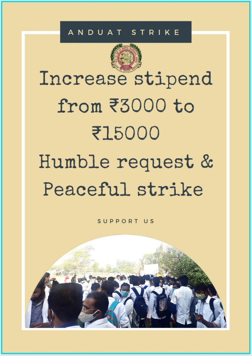 Dr. Nikita Singh (@nikitas68712206) on Twitter photo #Increase_UP_vets_stipend
#SVPUAT_Meerut
#DUVASU_Mathura
#ANDUAT_Ayodhya
<a href="/myogiadityanath/">Yogi Adityanath</a> <a href="/CMOfficeUP/">CM Office, GoUP</a> <a href="/ANINewsUP/">ANI UP/Uttarakhand</a> <a href="/drsanjeevbalyan/">Dr. Sanjeev Balyan</a> <a href="/Aamitabh2/">Amitabh Agnihotri</a> <a href="/brajeshpathakup/">Brajesh Pathak</a> <a href="/dharampalbjpmla/">Dharampal Singh</a> <a href="/ktakshish/">Ashish Mishra</a> <a href="/atul1chaturvedi/">atul chaturvedi</a> <a href="/PRupala/">Parshottam Rupala</a> <a href="/VikasSaraswat/">Vikas Saraswat</a> <a href="/atulpradhansp/">Atul Pradhan</a> <a href="/SangeetSomBJP/">Sangeet Singh Som</a> <a href="/DmMeerut/">DM Meerut</a> #Increase_UP_vets_stipend
#SVPUAT_Meerut
#DUVASU_Mathura
#ANDUAT_Ayodhya
<a href="/myogiadityanath/">Yogi Adityanath</a> <a href="/CMOfficeUP/">CM Office, GoUP</a> <a href="/ANINewsUP/">ANI UP/Uttarakhand</a> <a href="/drsanjeevbalyan/">Dr. Sanjeev Balyan</a> <a href="/Aamitabh2/">Amitabh Agnihotri</a> <a href="/brajeshpathakup/">Brajesh Pathak</a> <a href="/dharampalbjpmla/">Dharampal Singh</a> <a href="/ktakshish/">Ashish Mishra</a> <a href="/atul1chaturvedi/">atul chaturvedi</a> <a href="/PRupala/">Parshottam Rupala</a> <a href="/VikasSaraswat/">Vikas Saraswat</a> <a href="/atulpradhansp/">Atul Pradhan</a> <a href="/SangeetSomBJP/">Sangeet Singh Som</a> <a href="/DmMeerut/">DM Meerut</a>