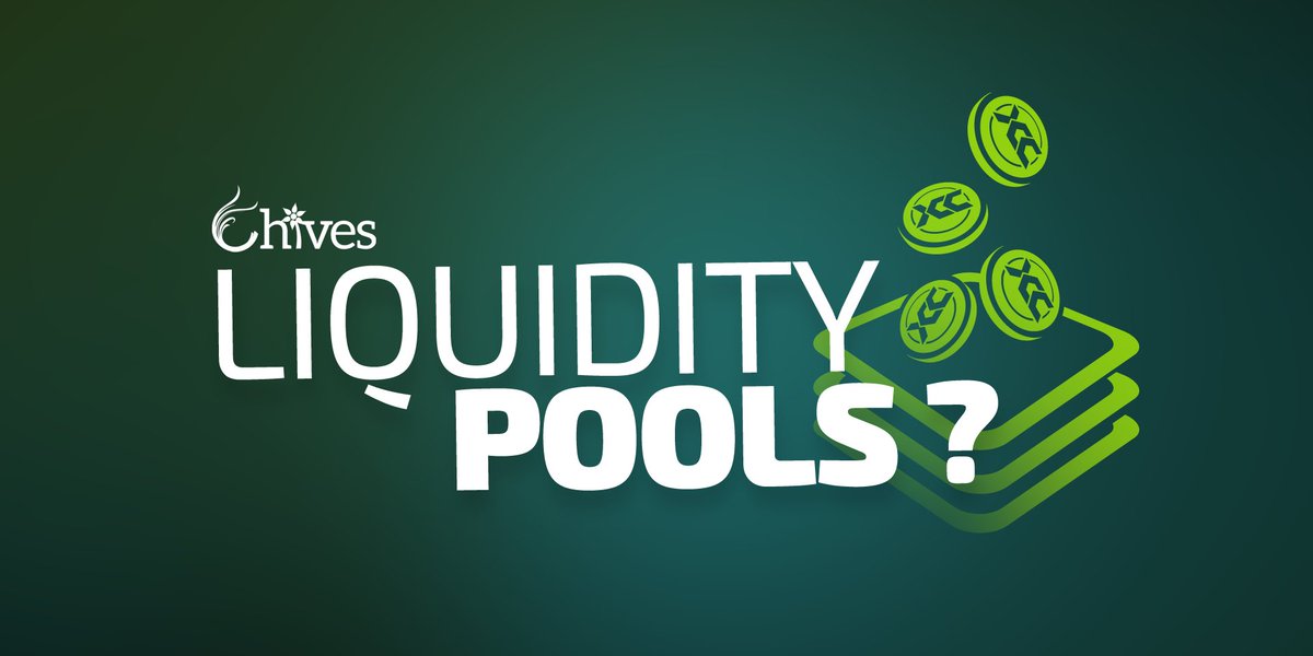 #DeFi as we know, has a mechanism for users to reserve their assets in a DEX’s smart contracts, providing asset liquidity for traders to swap currencies, this mechanism  is know as  #Liquidity Pools.

#finance #defi #liquidity #liquiditypooling #liquiditymanagement #CHIA #Chives