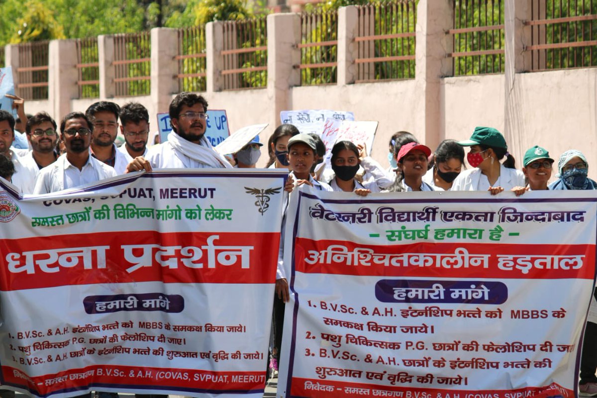 #Increase_UP_vets_Stipend
#SVPUAT_Meerut
#DUVASU_Mathura
#ANDUAT_Ayodhya
<a href="/myogiadityanath/">Yogi Adityanath</a> <a href="/CMOfficeUP/">CM Office, GoUP</a> <a href="/ANINewsUP/">ANI UP/Uttarakhand</a> <a href="/drsanjeevbalyan/">Dr. Sanjeev Balyan</a> <a href="/Aamitabh2/">Amitabh Agnihotri</a> <a href="/brajeshpathakup/">Brajesh Pathak</a>  <a href="/dharampalbjpmla/">Dharampal Singh</a> <a href="/ktakshish/">Ashish Mishra</a> <a href="/atul1chaturvedi/">atul chaturvedi</a> <a href="/PRupala/">Parshottam Rupala</a> <a href="/VikasSaraswat/">Vikas Saraswat</a> <a href="/atulpradhansp/">Atul Pradhan</a> <a href="/SangeetSomBJP/">Sangeet Singh Som</a>