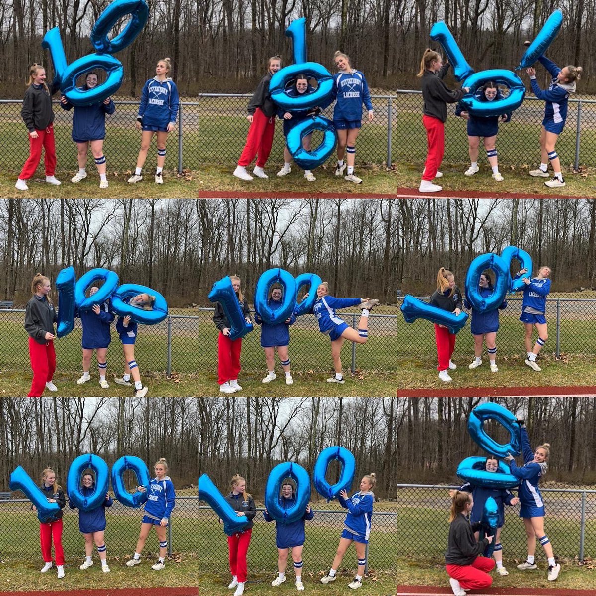KRHS_Lax_Coach's tweet photo. Congrats to Senior Captain Lara Kruck for earning her 100th career save today against Pope John !!!! Give captains balloons and see what happens 😂🤣 #larbear #letsgooooo #proudcoach #shesasenior #backbone https://t.co/YxnZJPmyYm