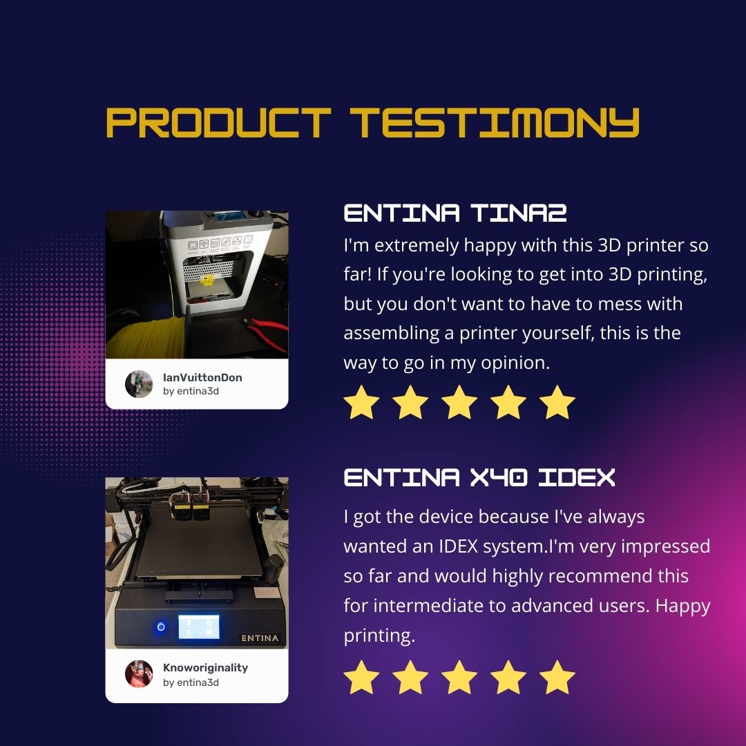 Entina3d's tweet image. Feedback from customers😜#3d #mini3dprinter #Entina #entina3d #3dprinting #3dprinter #3dprinters