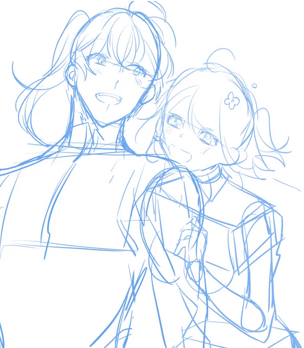 ロマぐだ♀
下書きの下書き→下書き→ペン入れ 