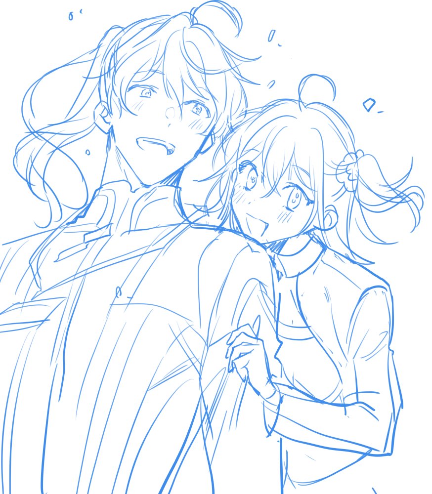 ロマぐだ♀
下書きの下書き→下書き→ペン入れ 