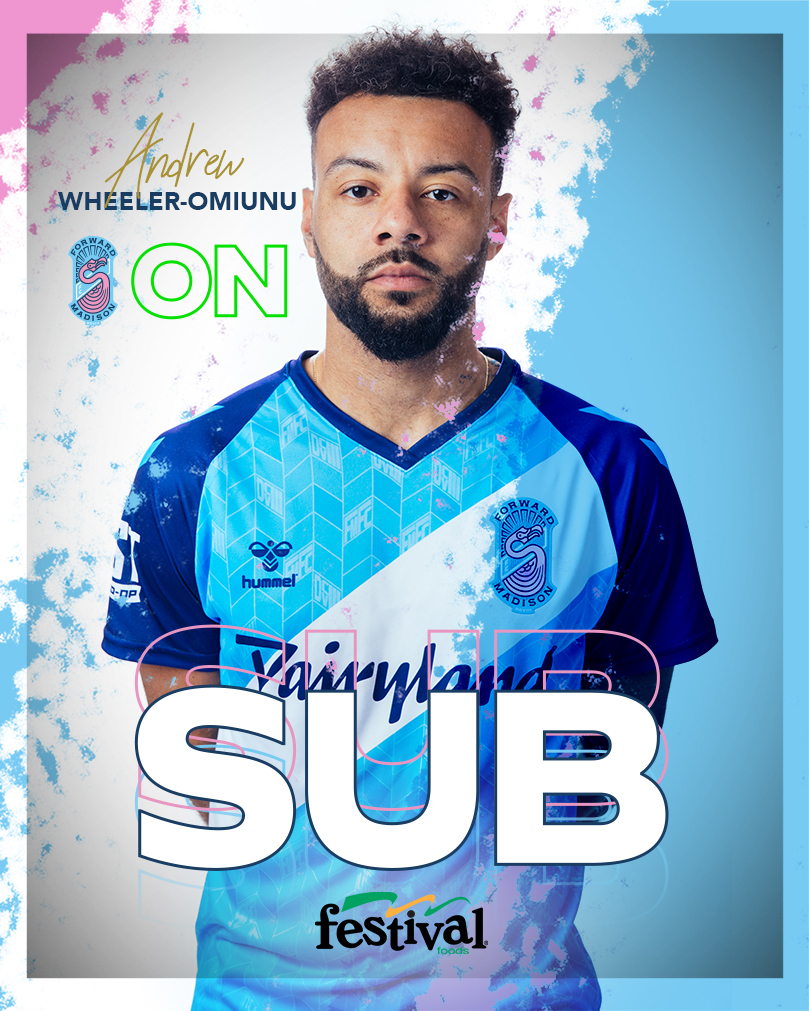 ForwardMSNFC's tweet photo. 46’ | Andrew Wheeler-Omiunu comes onto the pitch for the second half replacing Christian Enriquez

#MADvCLE | 2-0 | #FullMingo https://t.co/toO5Bd0Ntz