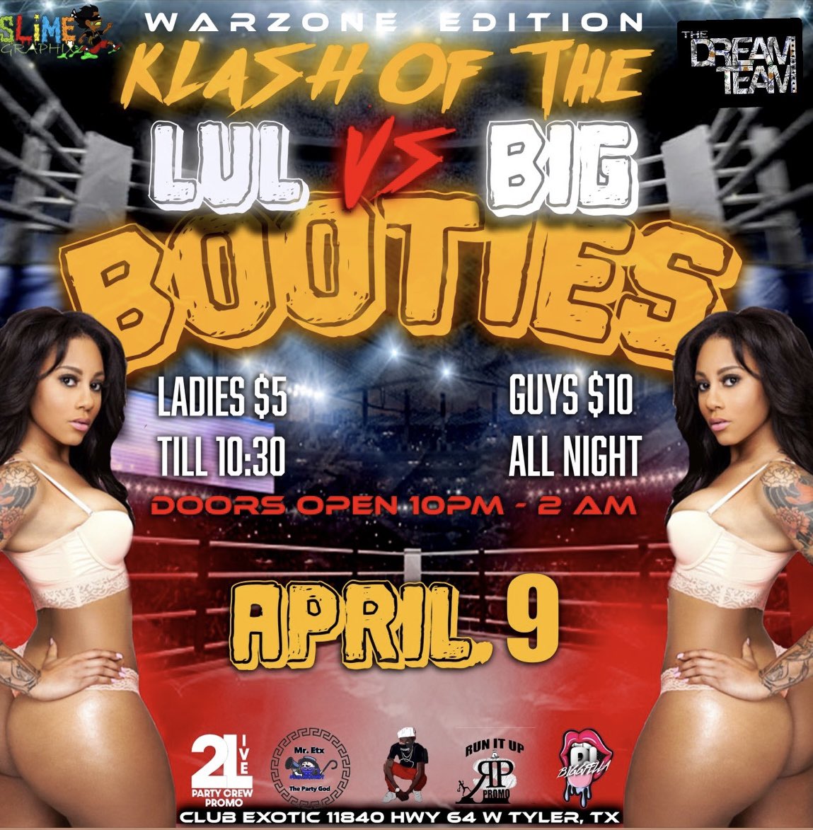 pablo_coleman5's tweet photo. #LulBootiesVsBigBooties Who Gone Be #ToLoud In #ClubExotic ? But Show Up & Show Out And Have Fun 🔥💯
#LeaveTheDramaAtHome https://t.co/80Su24Z7ar