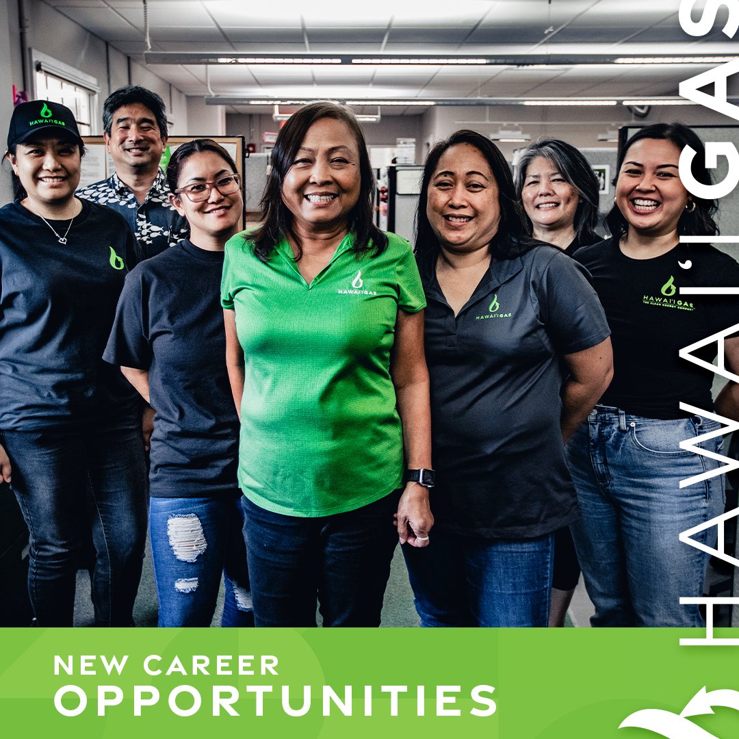 HIGoodEnergy's tweet photo. Are you ready for a new career? Hawai‘i Gas is hiring! Opportunities across the state, check it out https://t.co/zfA723SQlP #higoodenergy #energy #hawaiigas #gas #careers https://t.co/XYPwL4pbVz