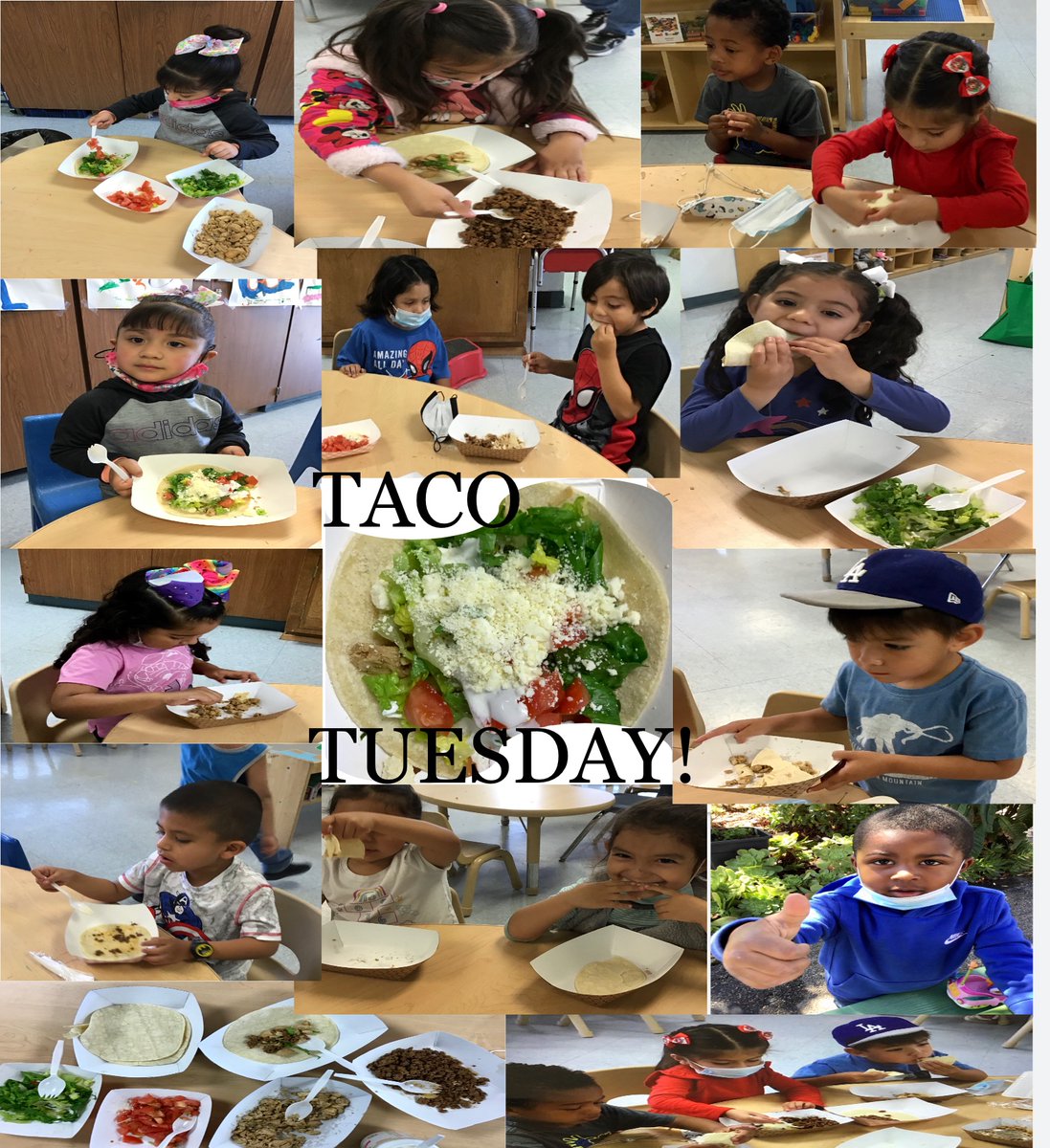 We forgot to post our Taco Tuesday day for the Week of the Young Child. The children enjoyed the food and fun. <a href="/ECED4LA/">ECE4LA</a> <a href="/MLB4PreK/">Martha Borquez</a> <a href="/LDNESchools/">LDNortheast-ARCHIVE</a> <a href="/SFS_COS/">SanFernando.Sylmar.COS</a>