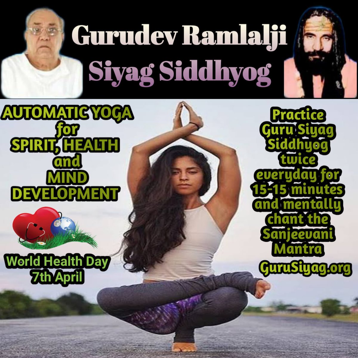 Sanjeevani Mantra is an energized conscious mantra that has the spiritual powers of innumerable Gurus in it.#worldhealthdaywithyoga