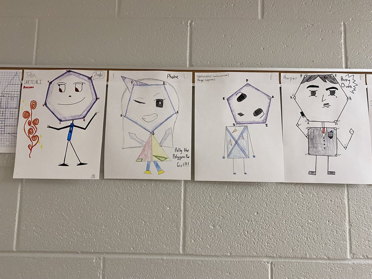 ats_math's tweet image. ATS 5th grade stars applying their geometric knowledge to artistic expression! @APS_ATS @ats_pta @APSMath @SuptDuran