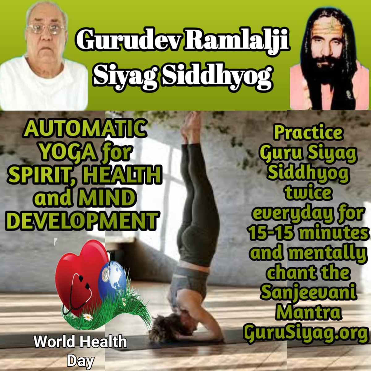Meenaks72344893's tweet photo. No more pills my faith and surrender towards my guru is working. @WSJ
#worldhealthdaywithyoga https://t.co/XFSaHoU1Kn