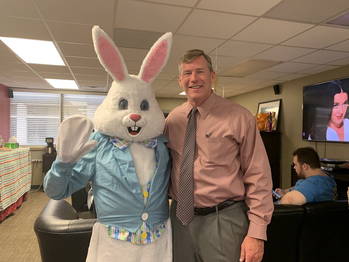 Nice visit with the Easter Bunny while visiting <a href="/BamaRecovery/">Bama Recovery</a> for lunch today. Thanks to the local mom’s who provided today’s lunch for our students.