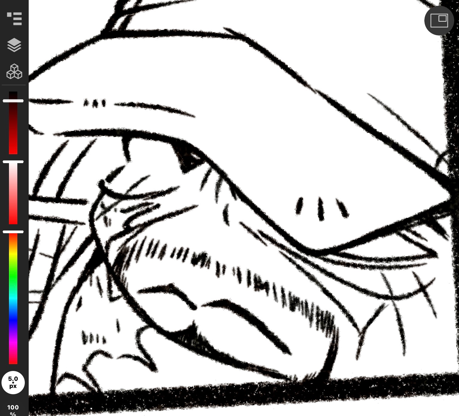Twitter 上的 百目鬼 今描いてる漫画をチラ見せ 赤犬 さん 唇がカモメフォルムで可愛いですね 目を描くか否か 毎回迷うキャラです 絵描きさんと繋がりたい イラスト 絵描き人 絵描きの輪 ワンピース Onepiece T Co Wpjohpzjxg Twitter