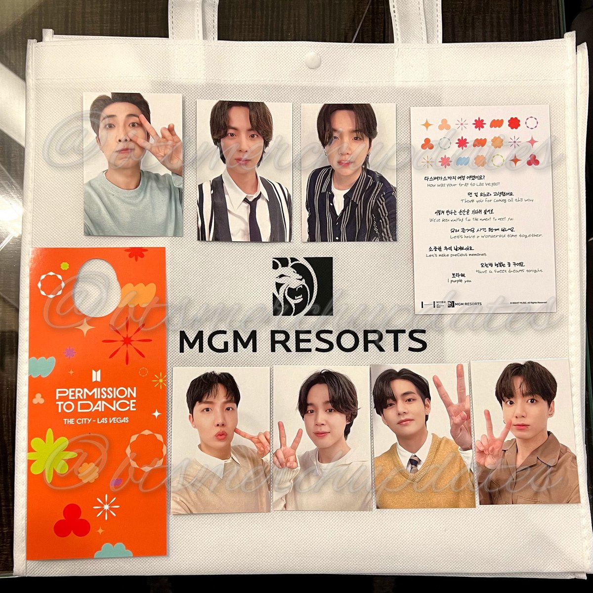 charis_foreverv's tweet photo. [wts] RM and JIMIN Las Vegas hotel pcs, selling together https://t.co/w2NzyjAWJb