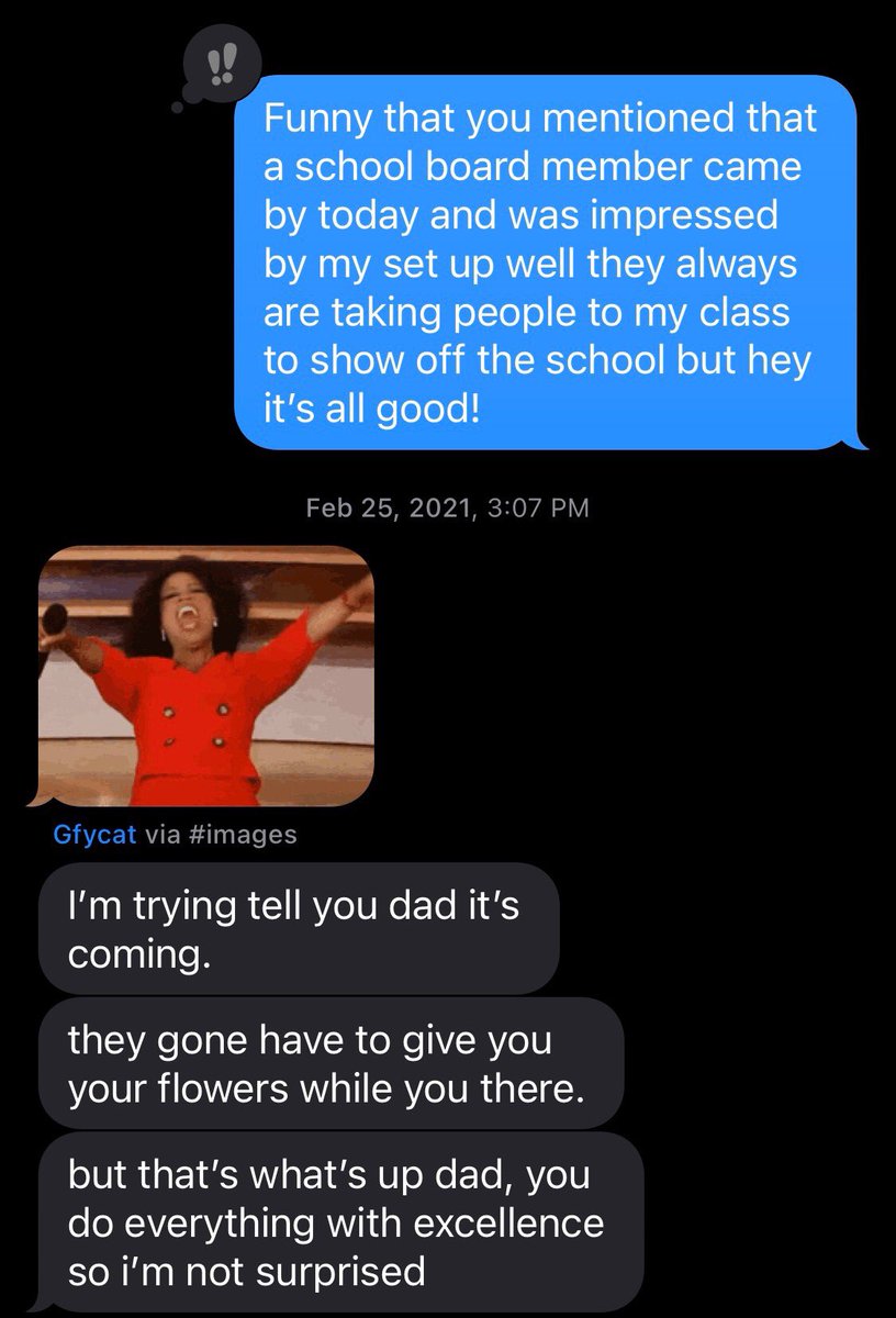 thmfoundation's tweet photo. A few weeks before #IsaacEvans died🕊 he had this conversation with his dad. Hype knew his dad would be celebrated for his commitment to his students✨ #HypeDad #BreakingNews #ForeverHype #intersectionofGrace #D.C. https://t.co/ZPfF3r1DrI