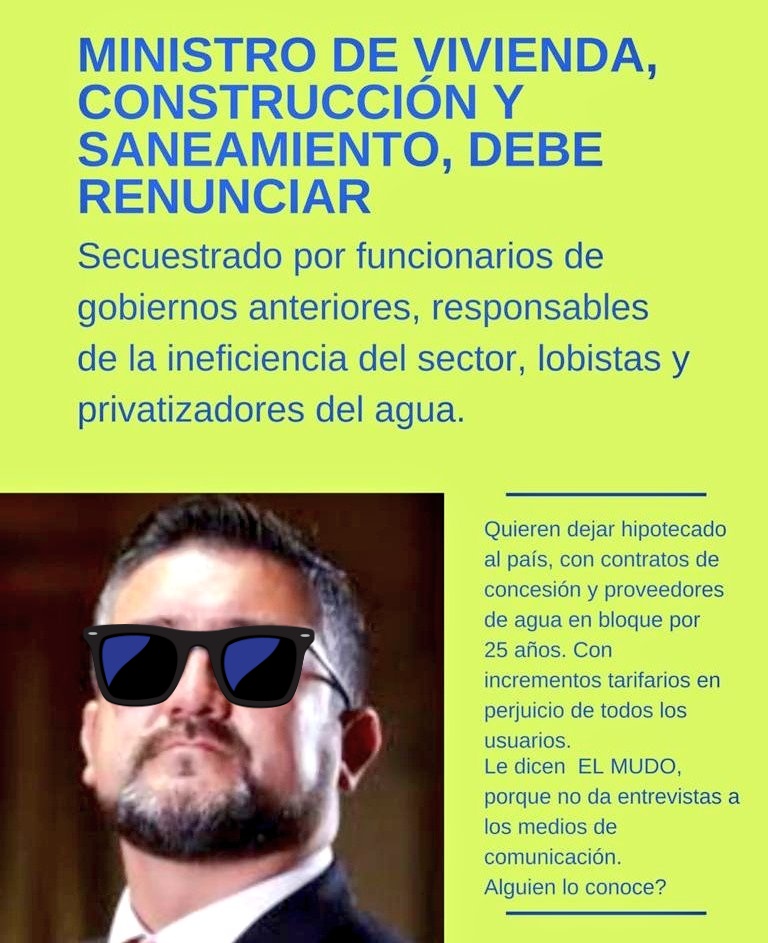 CoordinadoraNa5's tweet image. Basta de continuismo y corruptos en el Ministerio @viviendaperu... ¡¡¡Urgente!!! cambio de Ministro y retiro inmediato de Funcionarios #Vizcarristas, #Apristas y #Humalistas vende Patria.