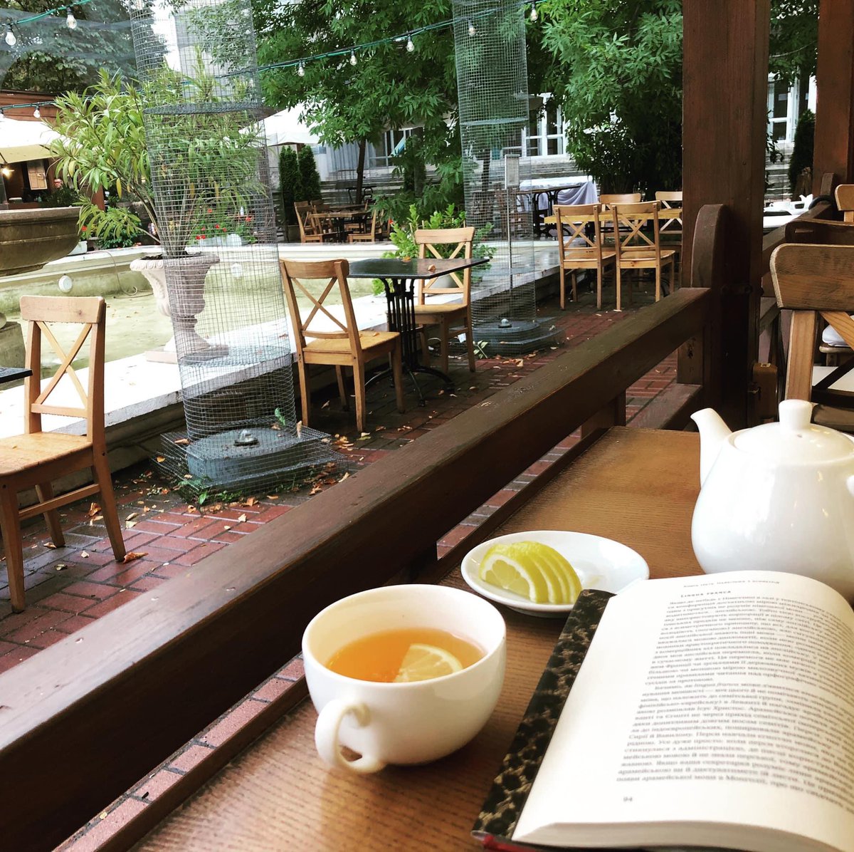 Someday the war will end with our victory. And I will take a book and come to my favorite terrace in Podil.  And if it had meed destroyed, I'll just sit under the fountain. Someday the war will end
Photo from my previous life