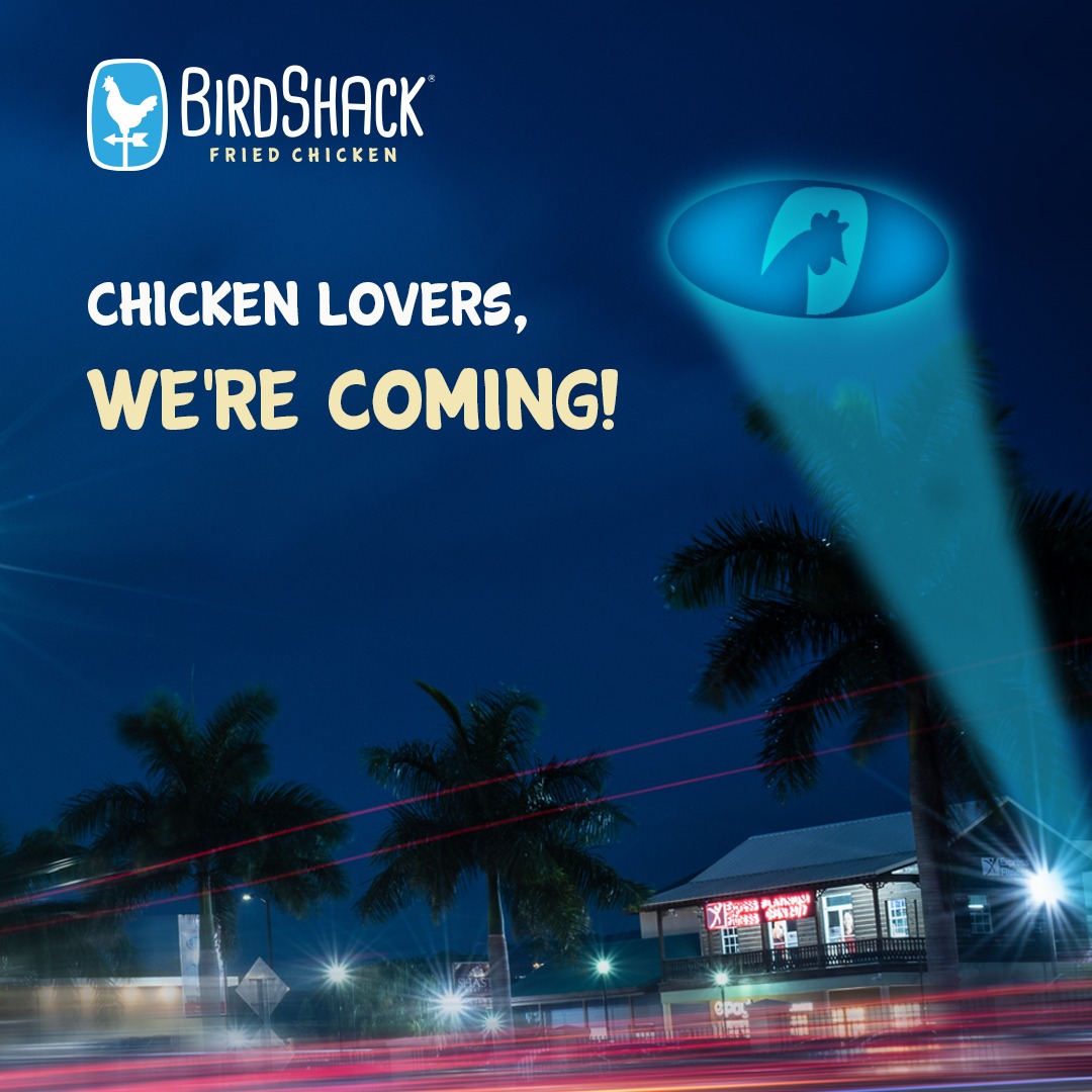 BirdShack Fried Chicken coming soon to the Whitter Village Shopping Center, Montego Bay.