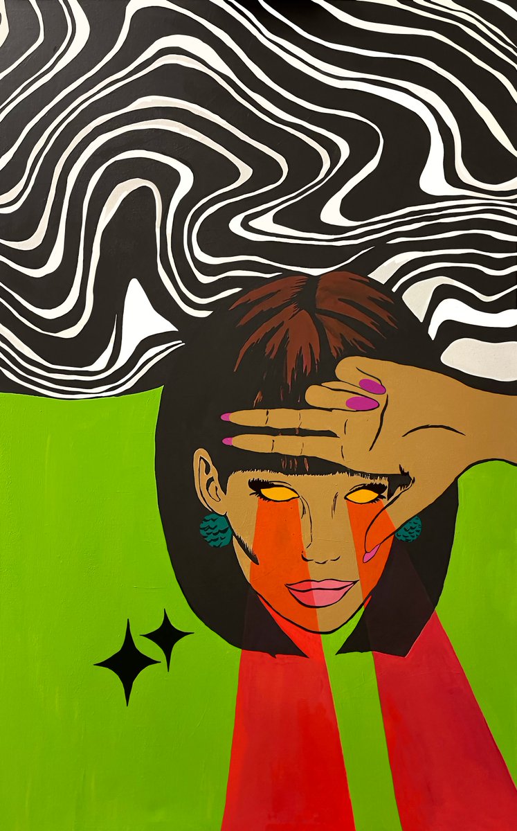 ebbyandivory's tweet photo. My Auction for "Don't Hurt Dear Delilah" has started! (Currently $1,800 USD - .58 Eth) Auction is for 5 days only! Tell yah physical art friends she comes with a utility!  https://t.co/blLB442cf5 @ourZORA @CallMeLatasha https://t.co/Xknow1rzHe