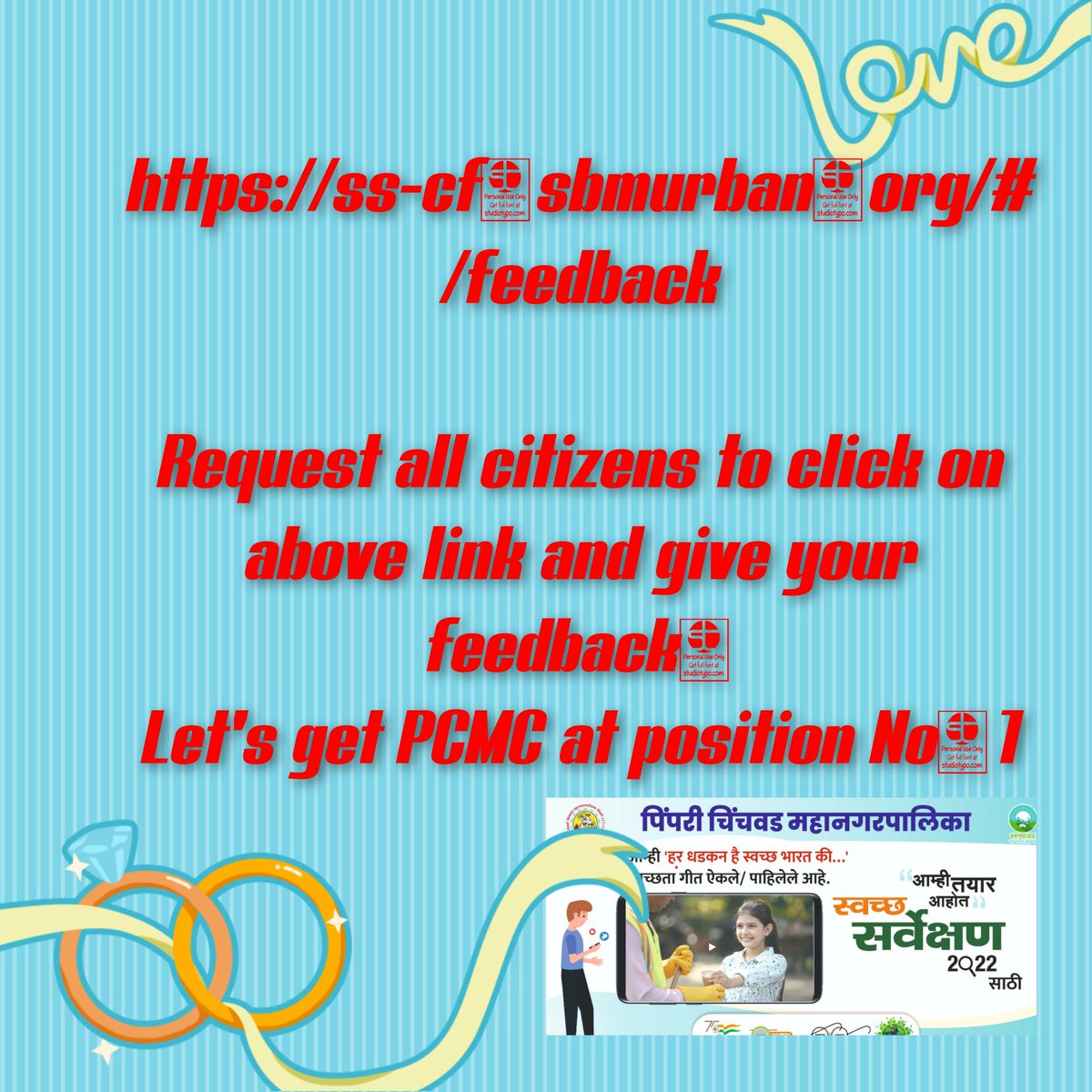 anilroy2000's tweet photo. Request all to give your feedback at 
https://t.co/8voD8mKJHm
Let's get PCMC on position No.1
#SwachhSurvekshan2022PCMC #SwachhSurvekshan2022 @tvn99 @DamseRohan @RamdasTambe99 @phanse @KadamShrikant13 @DattatrayGanage @G_neshDeshpande @kenchangauda @vaibhav_gholave @RatanGiri999 https://t.co/GcCtHyuRxu