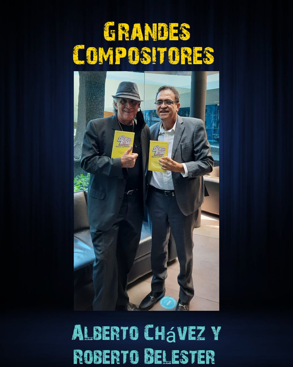 JosJuan78017261's tweet photo. Grandes Compositores #Alberto Chávez y #RobertoBelester disfrutando de la historia de #LosSociosdelRitmo una obra literaria de #JoséJuanCocom #JJCOCOM https://t.co/3iz0isxBl9