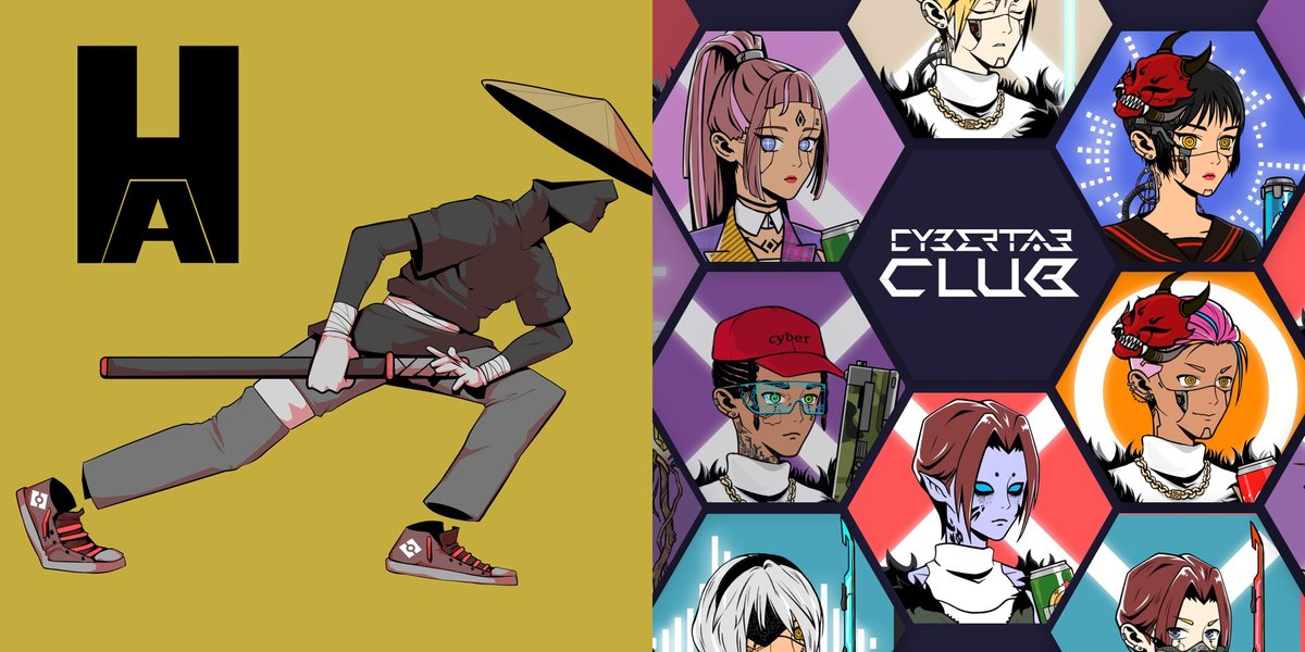 🤩Joint #Whitelist #Giveaway⚔️ 

10 WL spots from <a href="/TheCybertarClub/">Cyberta.eth</a> 
5 WL spots from @HiddenAzuk

To enter:
1⃣ Follow <a href="/TheCybertarClub/">Cyberta.eth</a> &amp; @HiddenAzuk
2⃣ Like &amp; RT
3⃣ Tag 3 friends

Winners will be announced in 24H. Good luck! 🍀

#NFT #NFTCommunity #NFTGiveaway