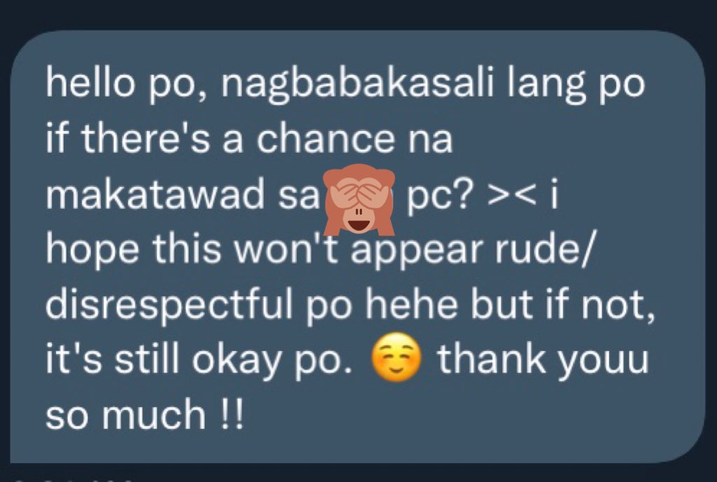 onyourmorkeu's tweet photo. natuwa lang ako sa way ng pagsabi sana gantu lagi approach nako free pf talaga pag ganyarns 🥰🥰🥰 https://t.co/Bs4B7Bo9Mc
