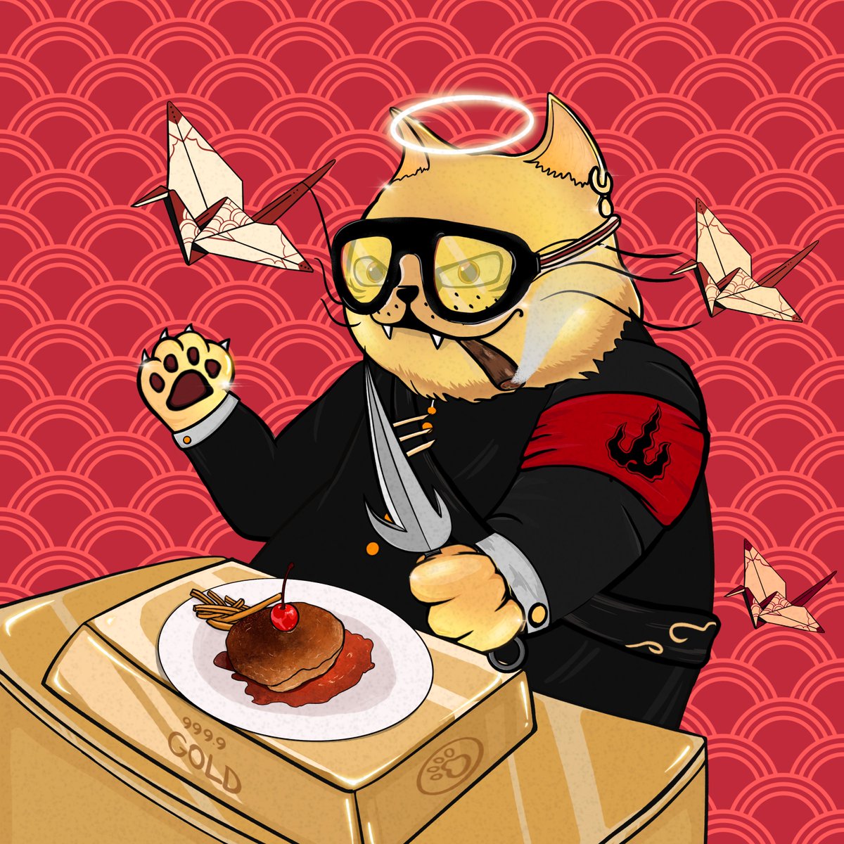 🐱 Sushi Cats x X2Y2 🐱 
🎁 5 Free Mint Spot from Sushi Cats 
1️⃣ Follow <a href="/thesushicatsnft/">Sushi Cats Fam</a> <a href="/the_x2y2/">X2Y2</a> 
2️⃣ Like ❤ &amp; RT 
3️⃣ Tag friends 
4️⃣ Join Discord: discord.gg/sushicatsnft 
⏰ End in 24 Hrs 
#NFT #NFTGiveaway #NFTlaunch #freemint