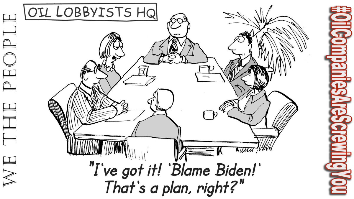 Oil companies & their lobbying arm, the Republican Party, are desperately trying to pin high fuel costs to the Democrats But the truth is … Oil companies are sitting on 1000s of unused leases The price-gouging is intentional! #OilCompaniesAreScrewingYou #wtpBLUE