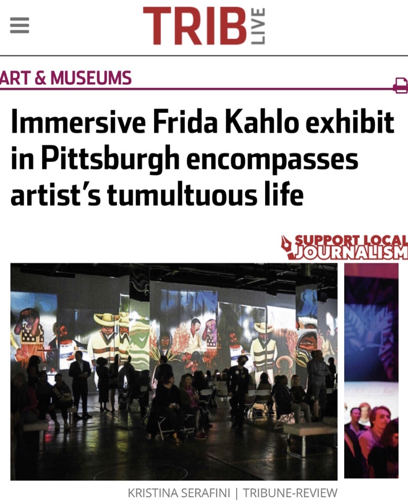 vangoghpitts's tweet image. “Frida’s parents urged her to paint to keep her from getting depressed, and her artwork helped her express her pain. The exhibit is not just art. It has emotion.” 🌺

Thank you @TribLIVE for this story. Read it at tinyurl.com/tribkahlo &amp;amp; tickets at bit.ly/FRIDA-Pittsbur… 🌸