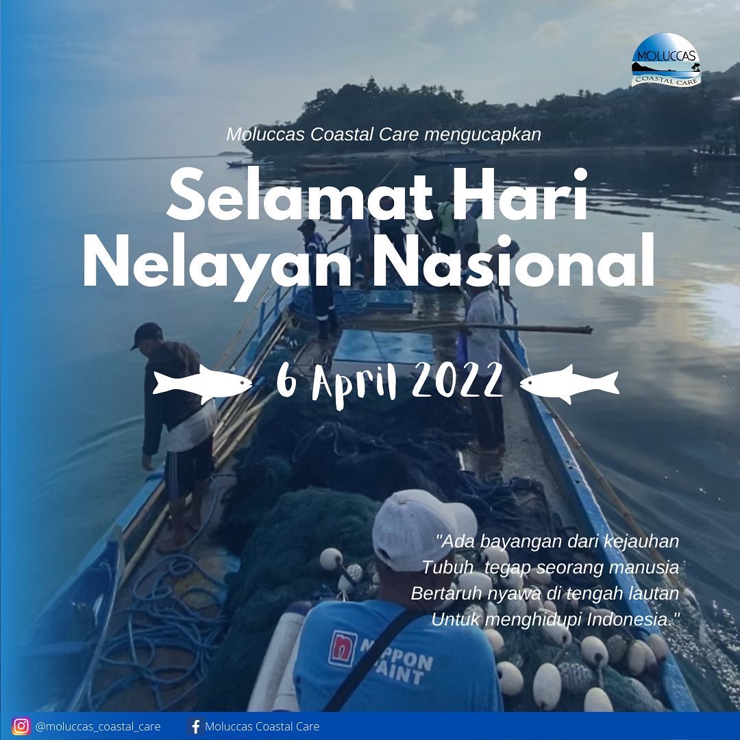 mcc_maluku's tweet photo. Selamat Hari Nelayan Nasional 🐟 https://t.co/AevjtZfeTH