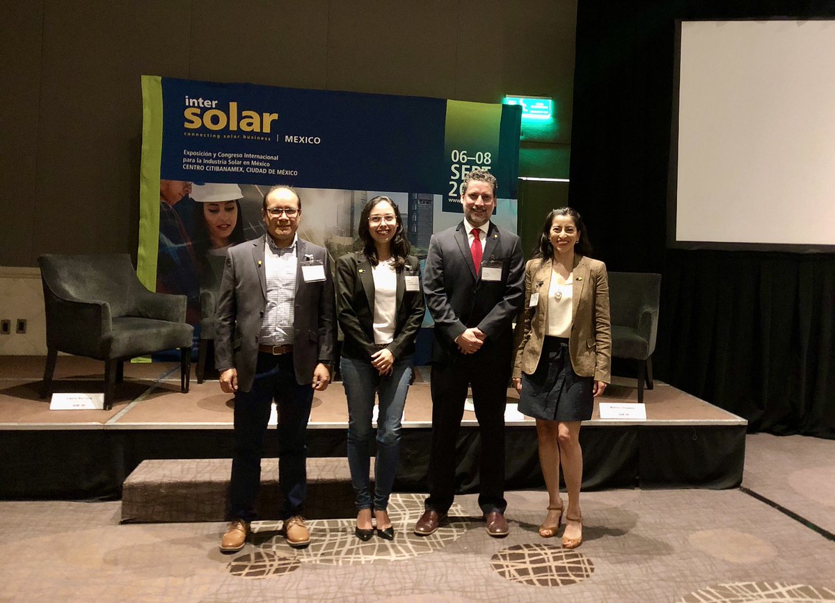 matters_mx's tweet photo. Fue un placer haber participado en el lanzamiento de @Intersolar Mexico 2022, presentar la marca, su trayectoria y un poco de lo que se espera en el evento magno de @the_smarter_E en Münich. Gracias a los colegas y prensa que acudieron. ¡Nos vemos muy pronto de nuevo! https://t.co/tgkthgu7gn