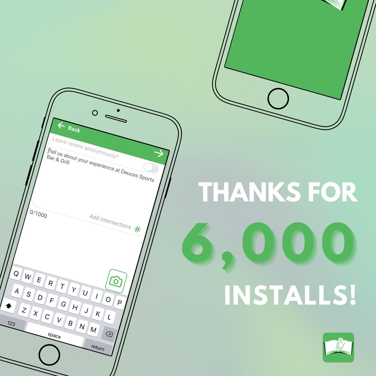 _thegreenbook's tweet image. #TheGreenBookProject surpassed 6,000 installs across the App Store and Google Play!

We sincerely appreciate all your support. Without you, we wouldn&apos;t be able to empower marginalized folks, help them avoid discrimination, and keep them safe.