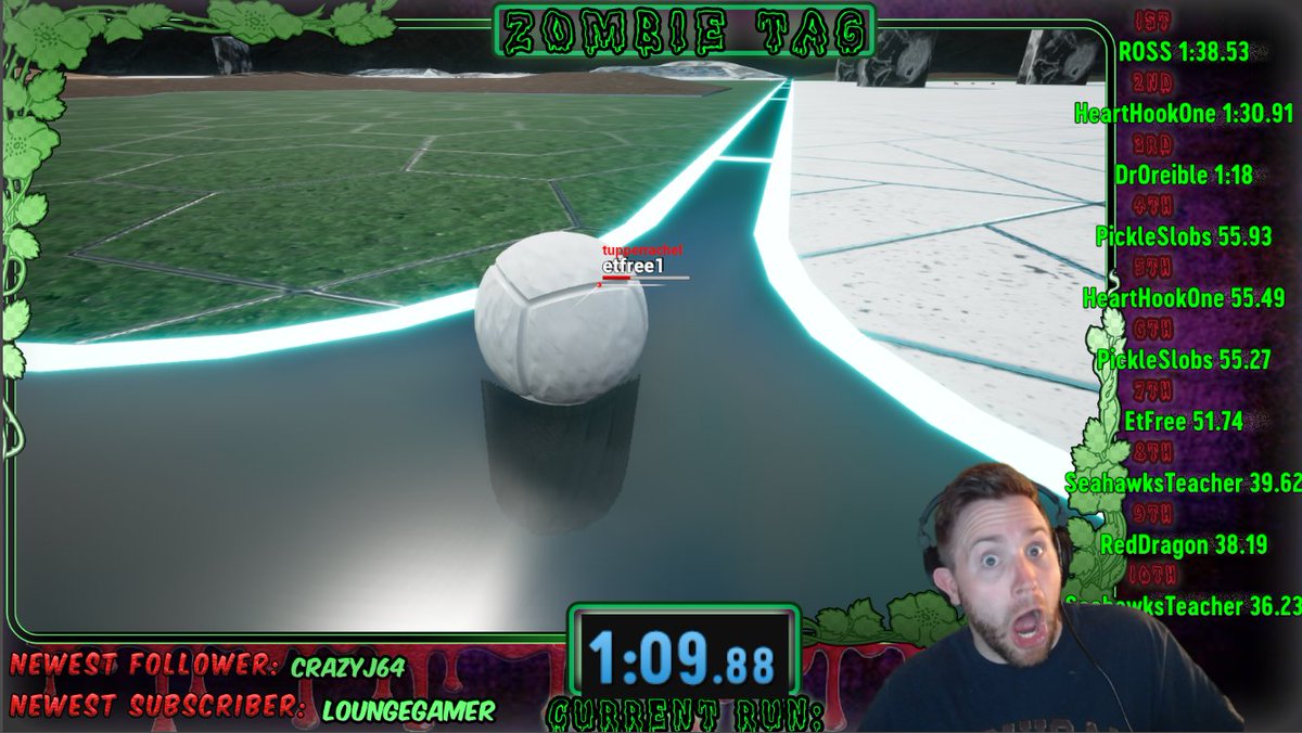 FinalRossBattle's tweet photo. #MarblesonStream #ZombieTag returned tonight in ALL its former glory! We gave out #giftedsubs, we ate our friends, we ran for our lives! See everyone next week, Wednesdays at 8pm on https://t.co/DRnNtSIQcs! https://t.co/tRCxBnkF47