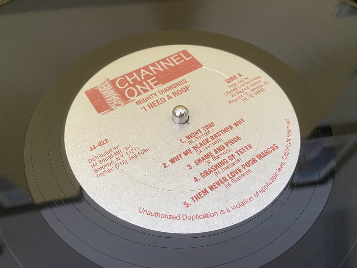 dangertrain's tweet photo. Remembering two roots reggae legends this week. This is a gem from Channel One. #mightydiamonds #Reggae #kingston https://t.co/IQy3WZcR8C