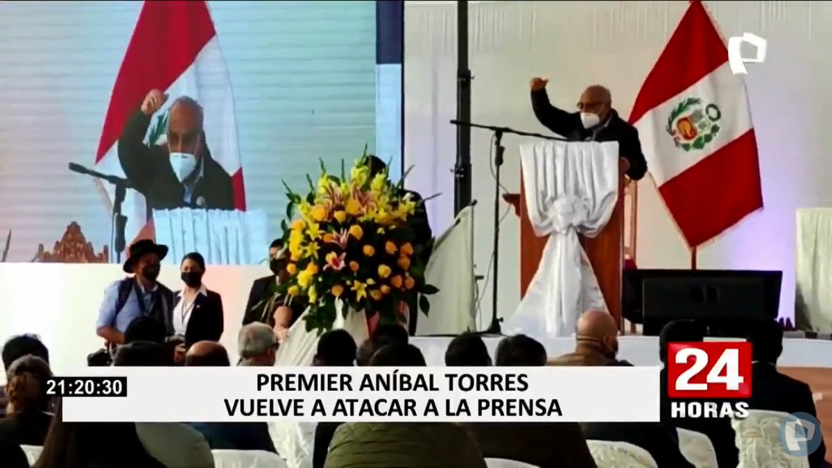 🔴 #EnVivo | El Colegio de Periodistas del Perú se pronunció tras los calificativos del premier #AníbalTorres contra la prensa en el país #PanamericanaTelevisión #PanamericanaNoticias #24Horas | Más detalles en ► ptv.pe/vivo <a href="/mgarciafreundt/">Marisol García</a>