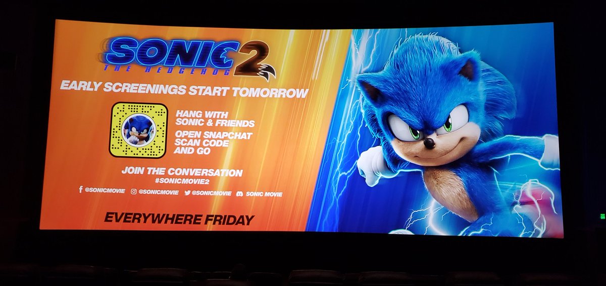 Sp33dMeUp's tweet photo. 🔵: Mun just got back from an early screening of #SonicMovie2, and...WOW.

Much better movie than the first one, and highly recommended for any Sonic fan! Also, no spoilers, but...check that post credit scene. 👀

Also got this sweet comic and print too! ^^ https://t.co/muN0ulB3K6