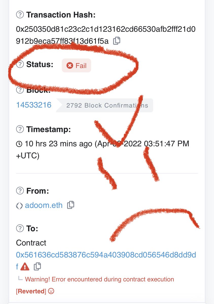 kuthuluapp's tweet image. You know you can catch this pretty easily with one line of code:

require(!whitelistMap[msg.sender], “You are not white listed”);

Save everyone the gas and the headache. 

@MetaGravity_ 

#badcode #kryptosucks #gunnabuyonOSanyway #solidity #NFTCommunity #nftminting