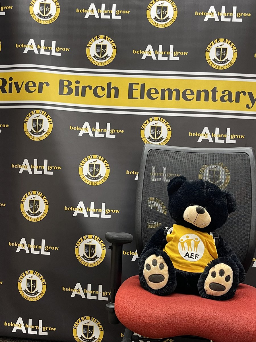 Honored to receive Victor this afternoon from the one and only <a href="/TheOfficerCraig/">Officer Craig</a> ! We’ve spent all evening planning for our big adventures <a href="/RBE_ACSC/">River Birch Elementary</a> tomorrow!  Thank you <a href="/aef_avonschools/">Avon Education Fdn</a> for helping all of us feel valued and supported! Stay tuned!