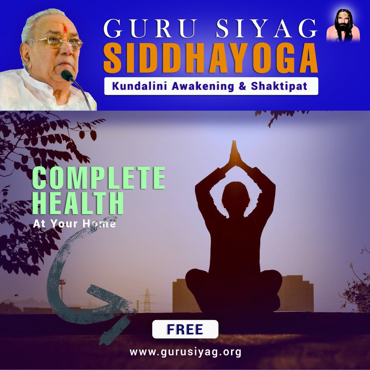 Without health, everything is incomplete.
Practice Gurudev Ramlalji Siyag Siddhyog to make life a complete life #worldhealthdaywithyoga