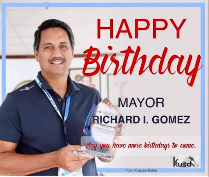 Happy bday Mayor Richard Gomez. 