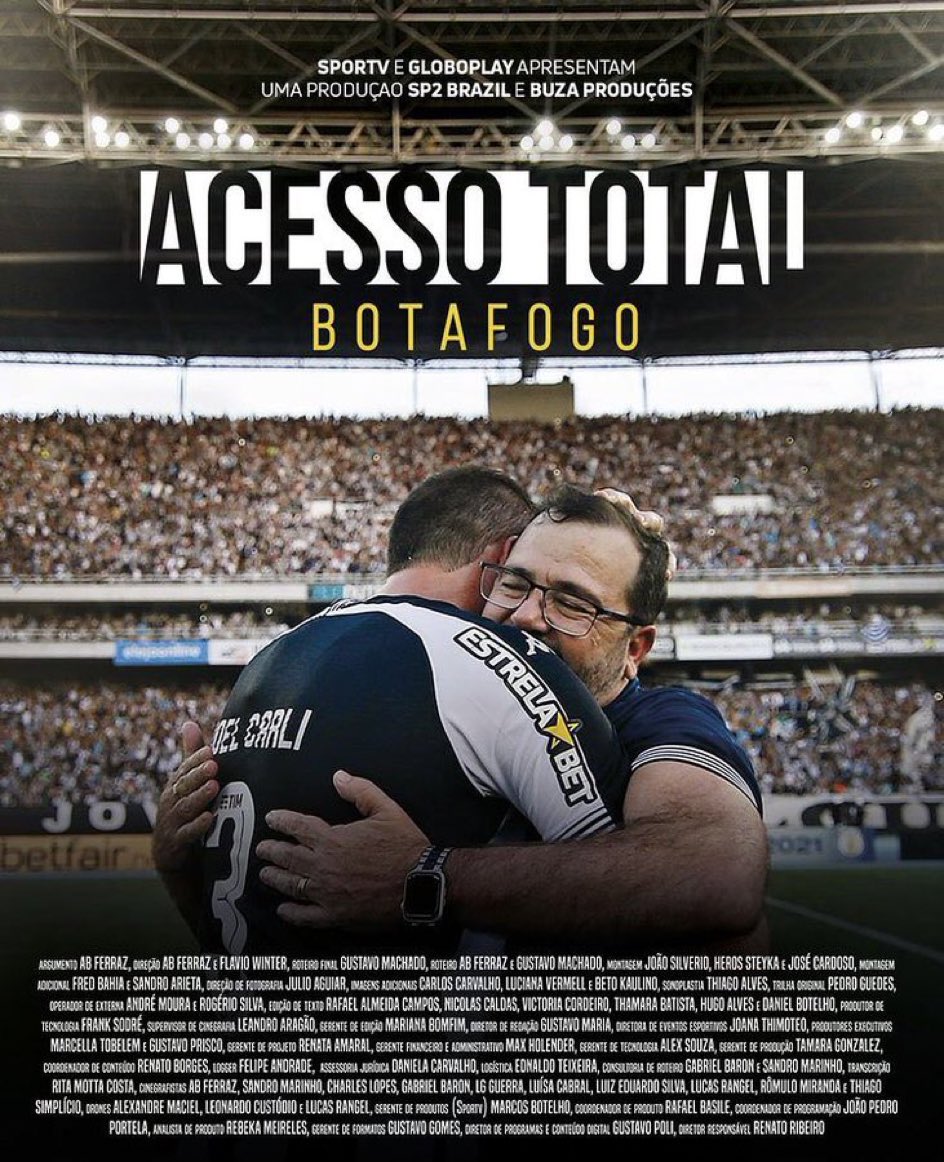 Futmais  Menino Fut on X: A série “Acesso Total - Botafogo” foi indicada  na categoria Melhor Série Documental Esportiva na premiação New York  Festivals TV&Film Awards.  / X