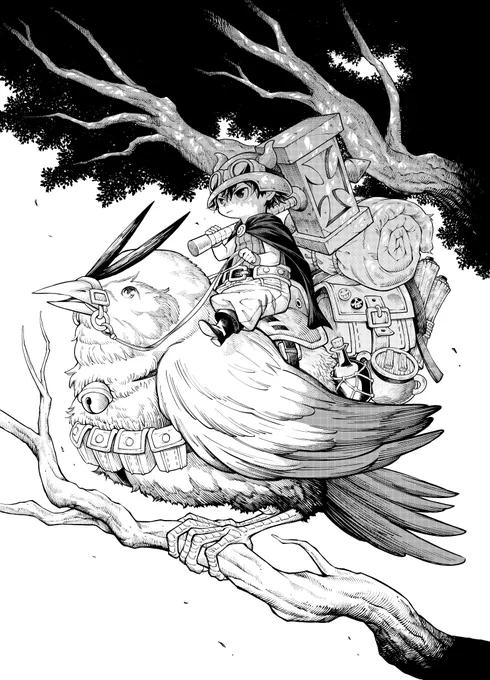 ファンタジックなイラストが好き
#ソアラと魔物の家 