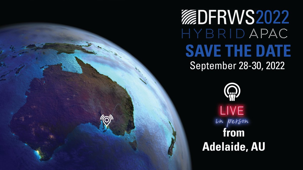 rhematt's tweet image. Put a 📌 in this approaching deadline.

The call for papers for #DFRWSAPAC2022 closes May 2. 

Facebook event available: 
📅 fb.me/e/7G9qoWm5Y