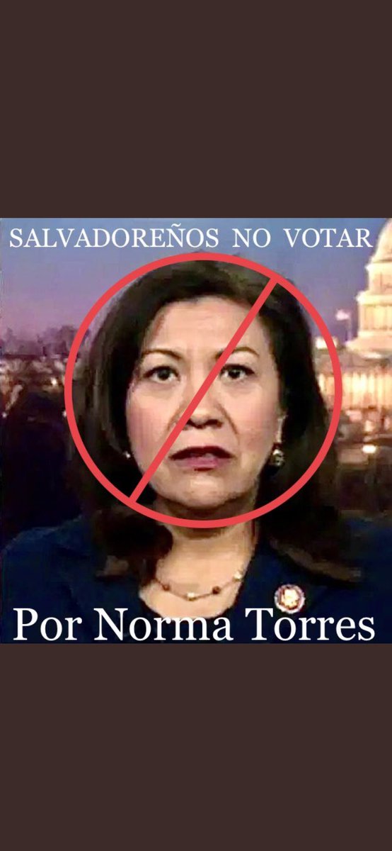 Acuerdense de no votar por esta mujer.